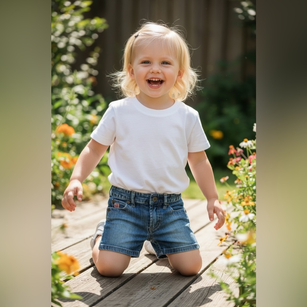 Paris Blues jean shorts for Kids Size 5